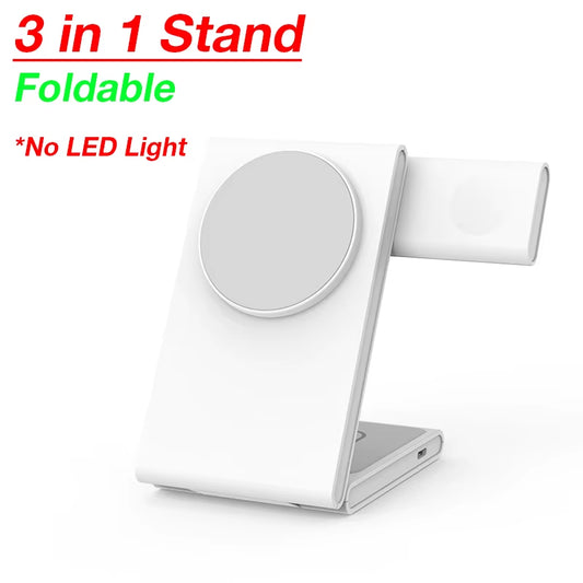 Super Fast 200W 4-in-1 Wireless Charger Stand for MagSafe iPhone 16/15/14/13 Pro